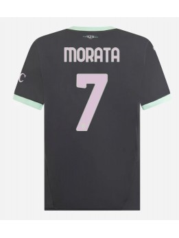 AC Milan Alvaro Morata #7 Replika Tredje Kläder 2024-25 Kortärmad